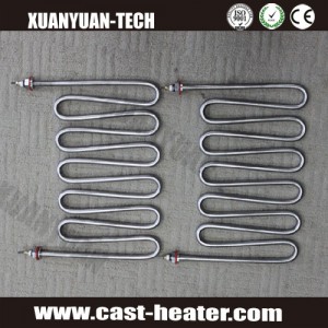 W shape stainless steel electric tubular heater