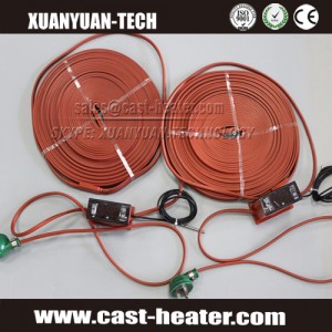 Flexible rubber tape heater with digital display controoller