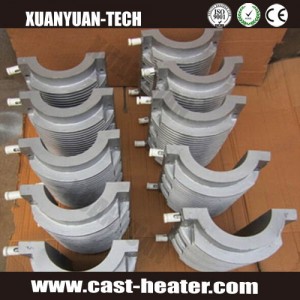 groove cast aluminum barrel casting heaters
