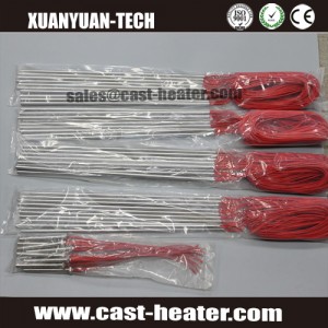 120V single end tubular heater rod