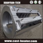 Extruder heater aluminum die casting heaters