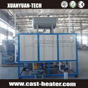 Dying industrial 380V 30KW electrical vertical thermal oil heater