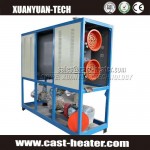 Dying industrial 380V 30KW electrical vertical thermal oil heater