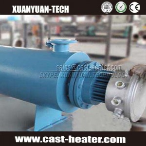 finned tubular hot air duct heater
