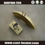 Machine cast copper heater