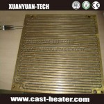 Moulding heater cast-in bronze heaters