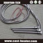 Electric heating element for moulding